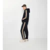 Pantaloni da jogging in cotone con rifiniture a quadri