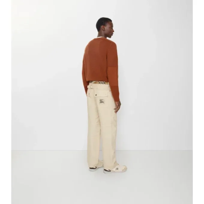 Pantaloni da lavoro in tela di cotone