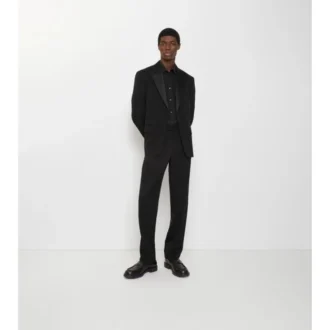 Pantaloni da smoking in lana Grain De Poudre