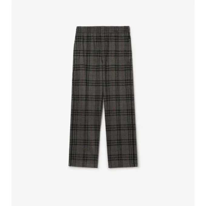 Pantaloni da tuta con motivo a quadri