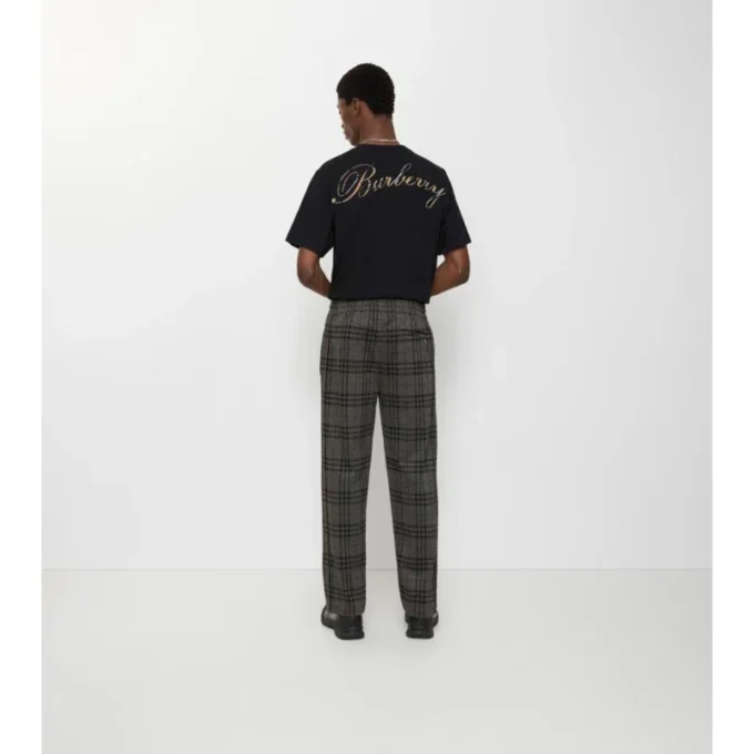 Pantaloni da tuta con motivo a quadri