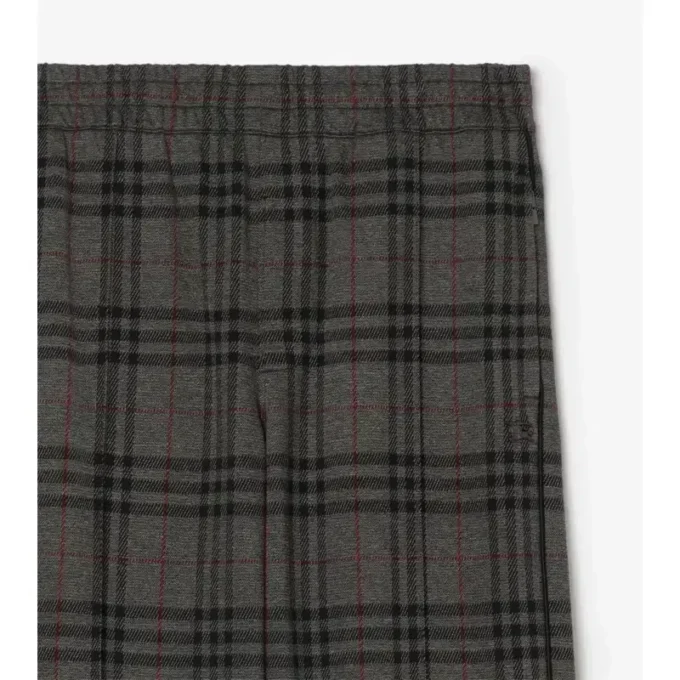 Pantaloni da tuta con motivo a quadri