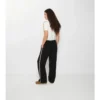 Pantaloni da tuta in cotone con bordi a quadri