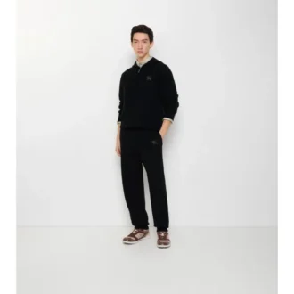 Pantaloni da tuta in misto lana
