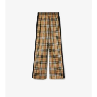 Pantaloni in cotone a quadri