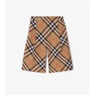 Pantaloni in cotone a quadri