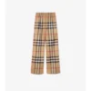 Pantaloni in cotone a quadri
