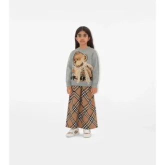Pantaloni in cotone a quadri