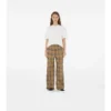Pantaloni in cotone a quadri