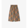 Pantaloni in cotone a quadri
