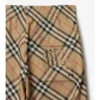 Pantaloni in twill a quadri