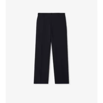 Pantaloni sartoriali in cotone e lino