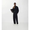 Pantaloni sartoriali in cotone e lino
