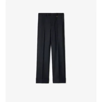 Pantaloni sartoriali in lana a quadri