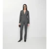 Pantaloni sartoriali in lana a quadri