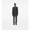 Giacca sartoriale in lana e cashmere a quadri