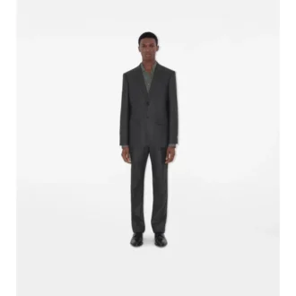 Giacca sartoriale in lana e cashmere a quadri