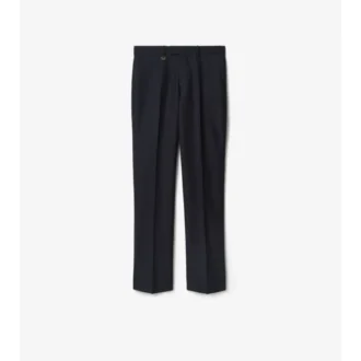 Pantaloni sartoriali in lana e mohair