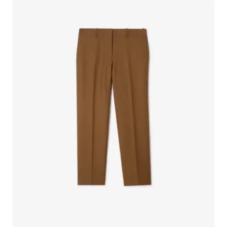 Pantaloni sartoriali in lana e mohair