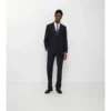 Pantaloni sartoriali in lana e mohair