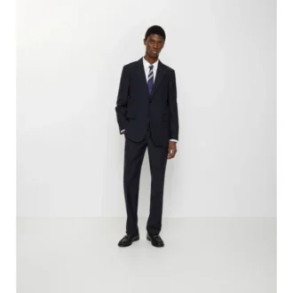Pantaloni sartoriali in lana e mohair