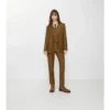 Pantaloni sartoriali in lana e mohair