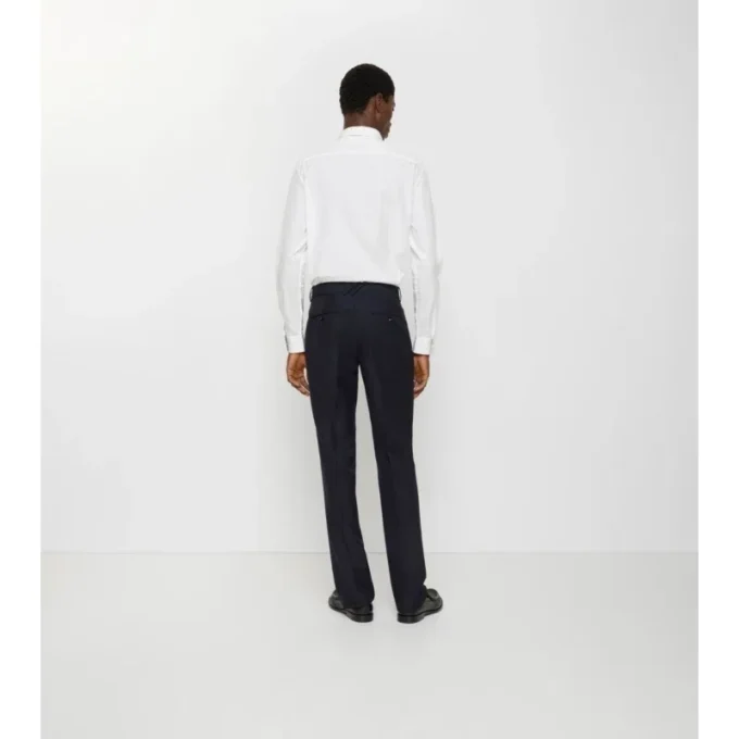 Pantaloni sartoriali in lana e mohair