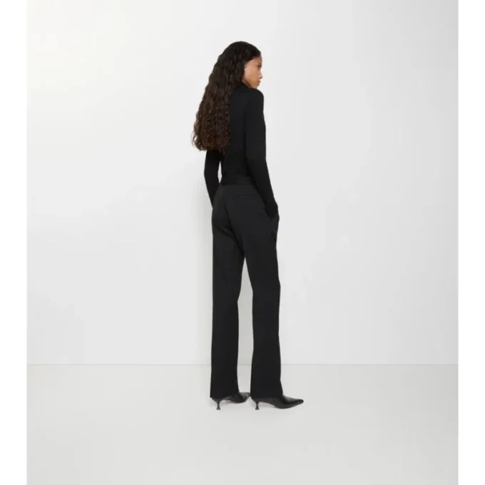 Pantaloni sartoriali in lana Grain De Poudre