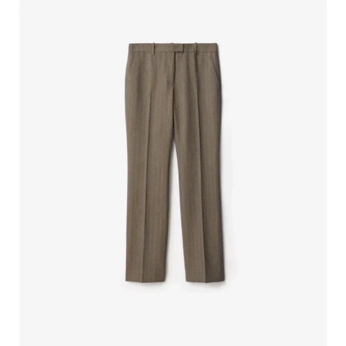 Pantaloni sartoriali in lana Moulina