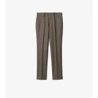 Pantaloni sartoriali in lana Sharkskin