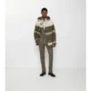 Pantaloni sartoriali in lana Sharkskin