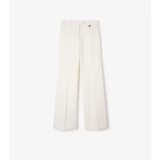 Pantaloni sartoriali in misto cotone