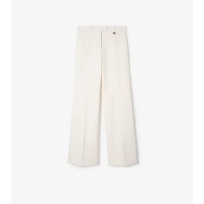 Pantaloni sartoriali in misto cotone