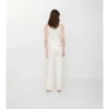 Pantaloni sartoriali in misto cotone