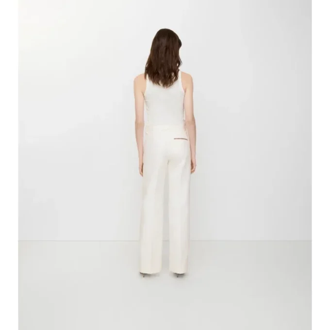 Pantaloni sartoriali in misto cotone