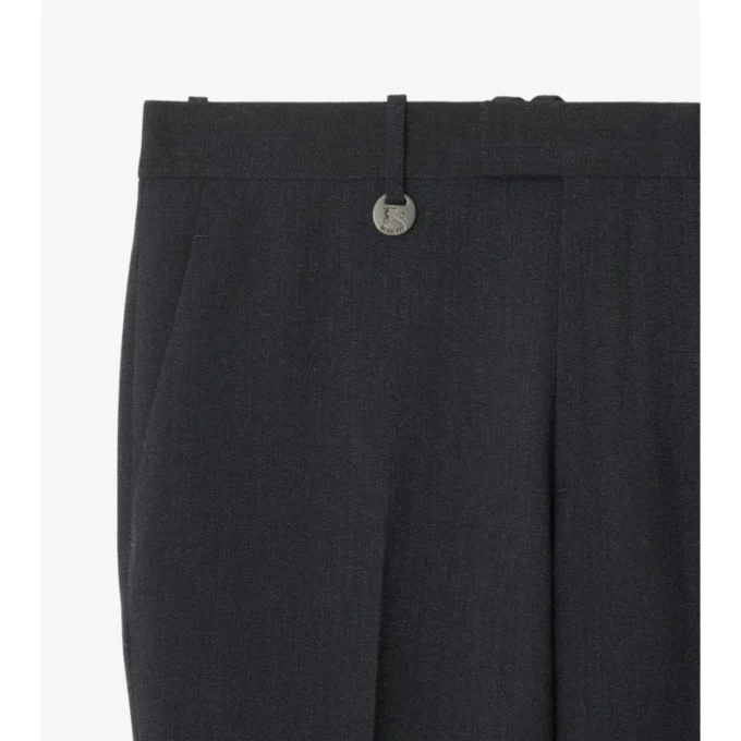 Pantaloni sartoriali in misto lana