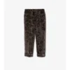 Pantaloni sartoriali in velluto a quadri