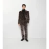 Pantaloni sartoriali in velluto a quadri