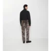 Pantaloni sartoriali in velluto a quadri
