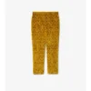 Pantaloni sartoriali in velluto barocco
