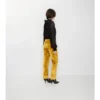 Pantaloni sartoriali in velluto barocco