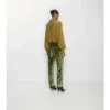 Pantaloni sartoriali in velluto barocco