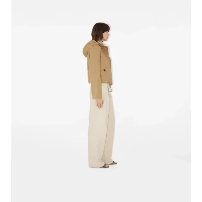 Parka corto in Gabardine