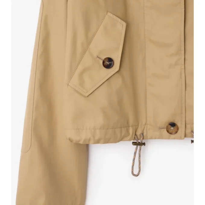 Parka corto in Gabardine