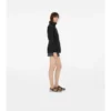 Parka corto in nylon a quadri