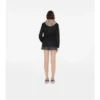 Parka corto in nylon a quadri