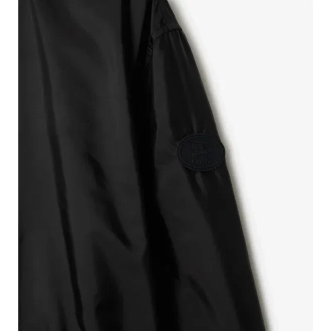 Parka corto in nylon a quadri