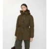 Parka in Gabardine con rifiniture in shearling