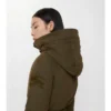 Parka in Gabardine con rifiniture in shearling