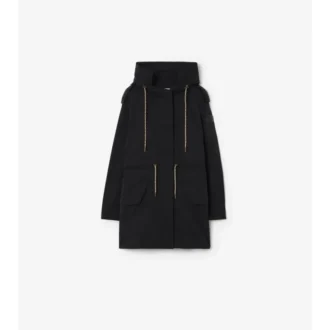 Parka in nylon elasticizzato